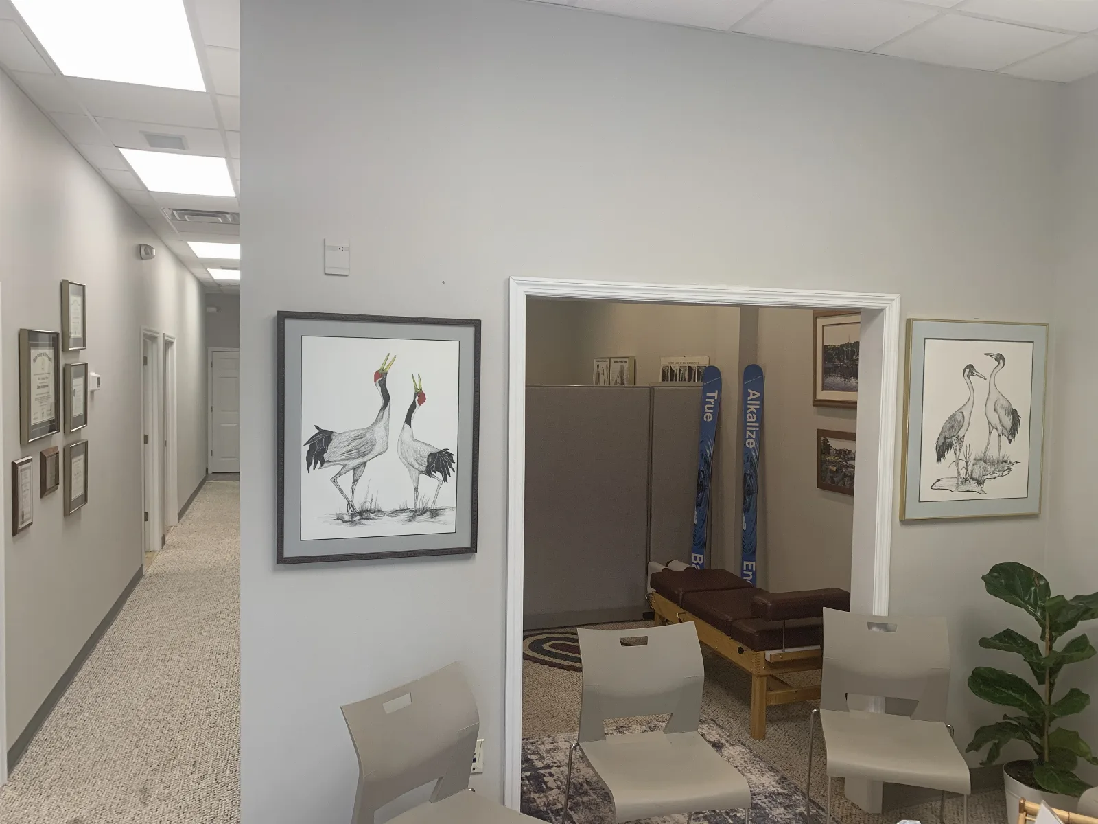 Reception and waiting area