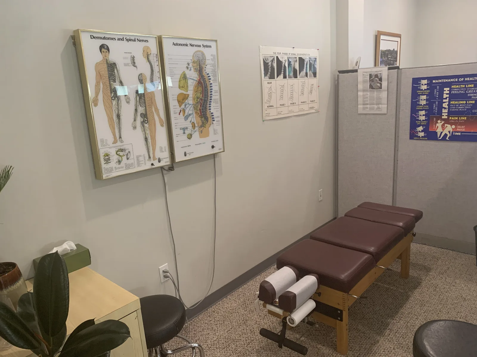 Inside the office