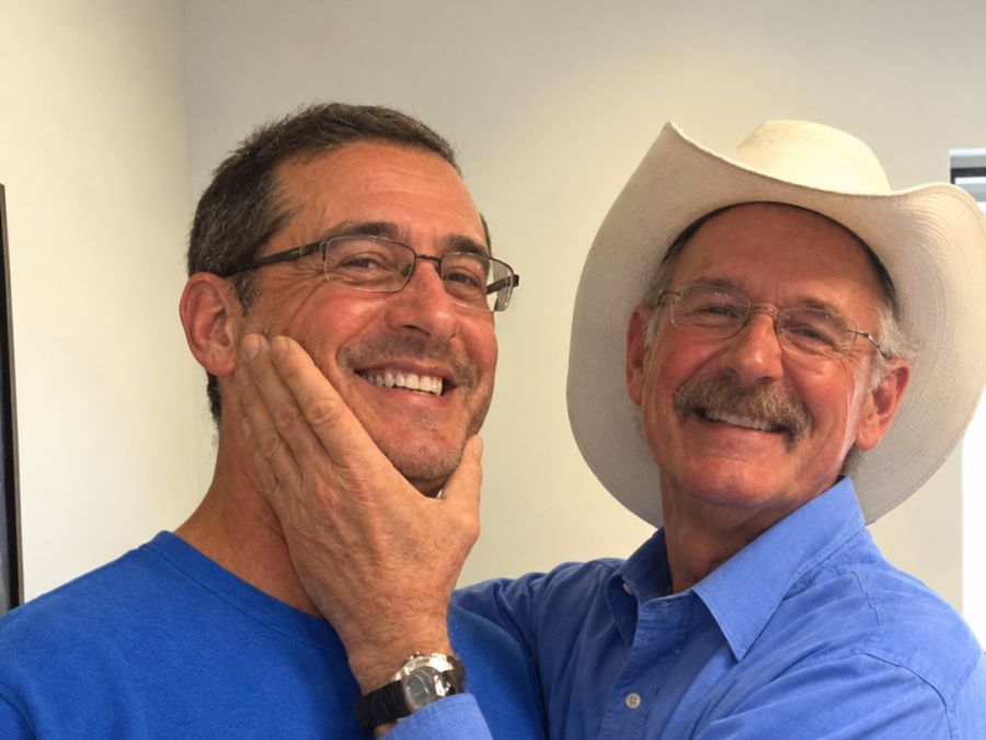Atz Kilcher with Dr. Marc Ferrin