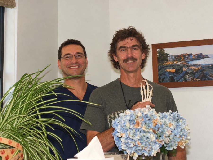 Dennis Johnston with Dr. Marc Ferrin