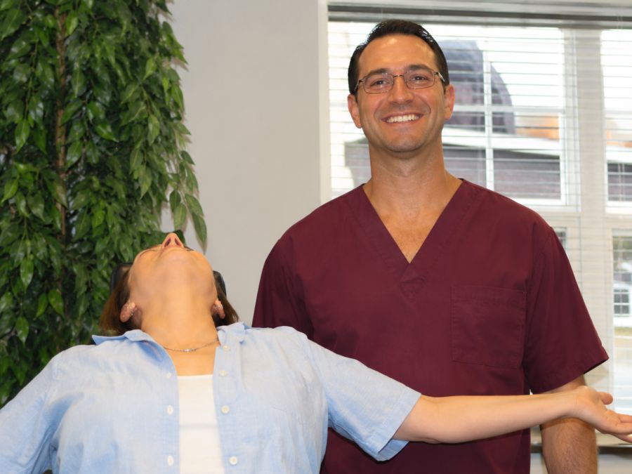 Irene Gould with Dr. Marc Ferrin