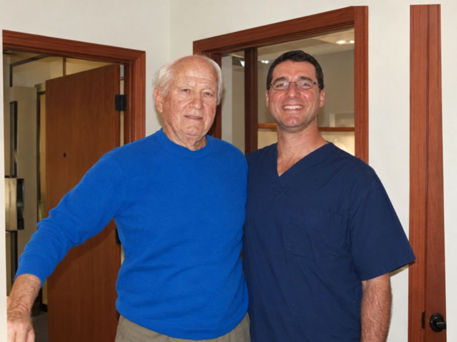 Verne Soltis with Dr. Marc Ferrin